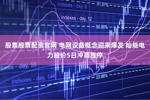 股票股票配资官网 电网设备概念迎来爆发 灿能电力股价5日冲高涨停