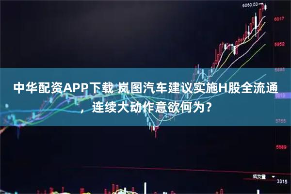 中华配资APP下载 岚图汽车建议实施H股全流通，连续大动作意欲何为？